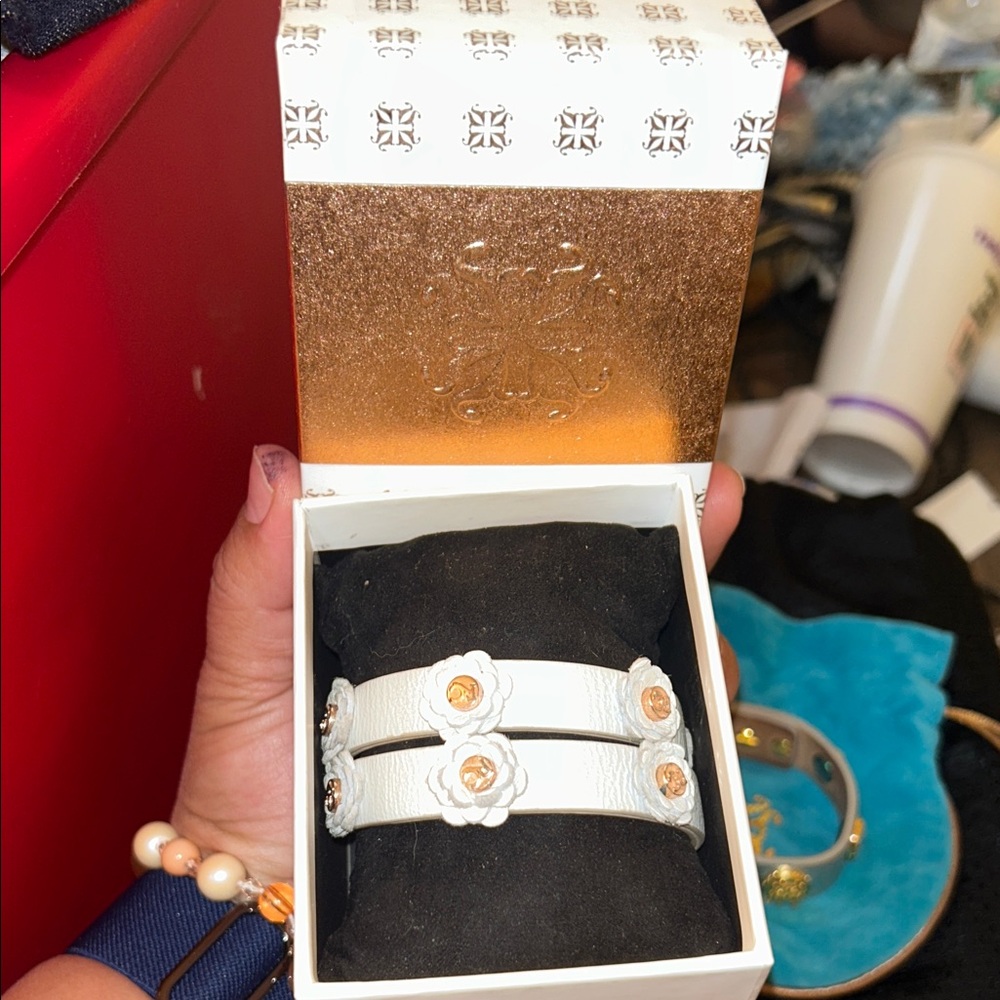 Rustic Cuff Elegant Bracelet Collection With Gold… - image 4